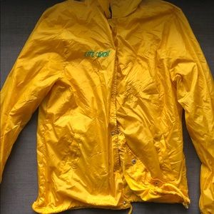 Yellow Windbreaker
